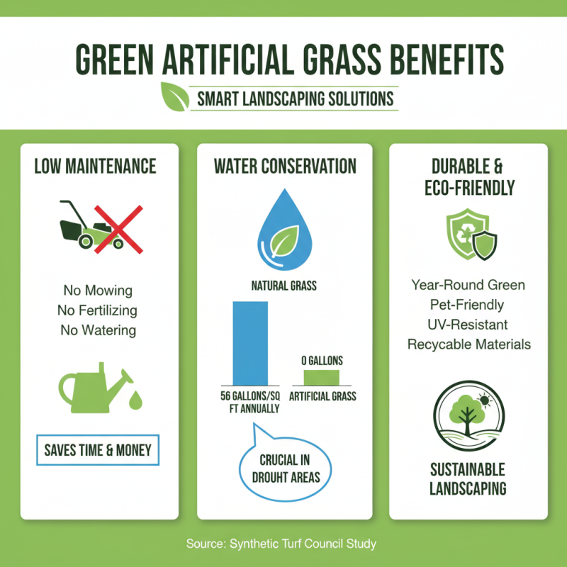 What is Green Artificial Grass Benefits and Uses?