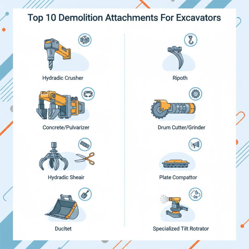 Top 10 Demolition Attachments For Excavators to Enhance Efficiency?