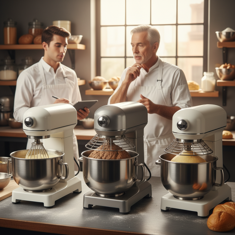 How to Choose the Right Commercial Mixers for Your Dough Types?