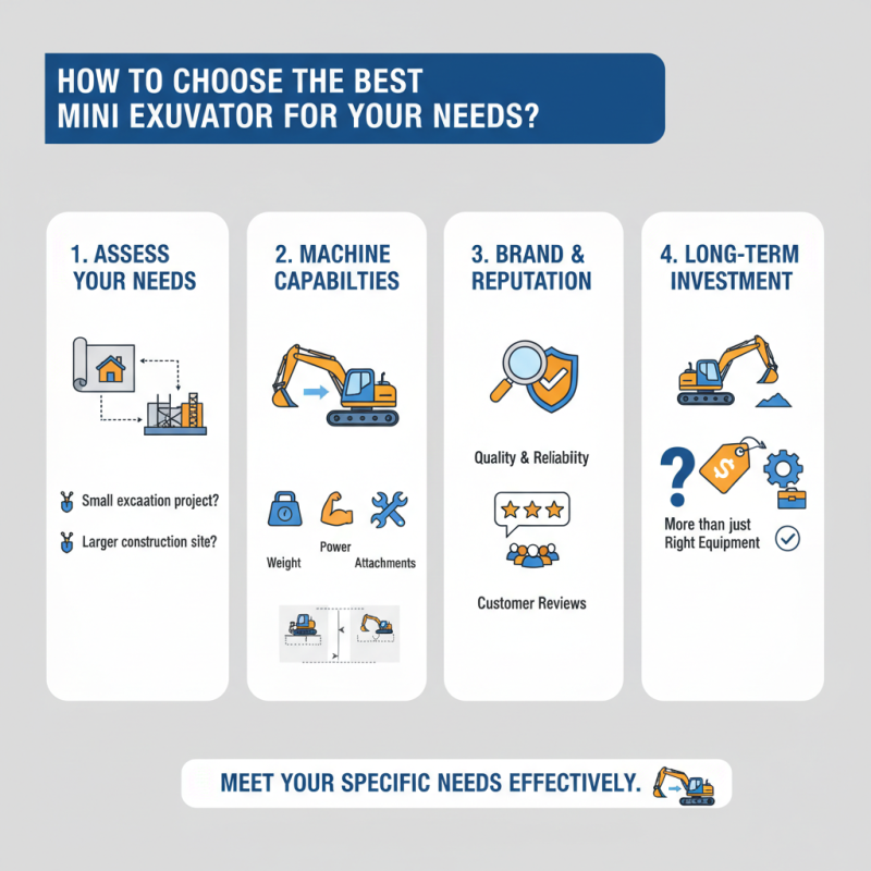 How to Choose the Best Mini Excavator for Your Needs?