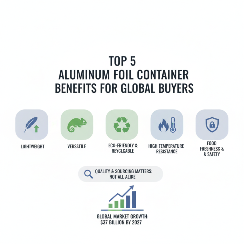 Top 5 Aluminum Foil Container Benefits for Global Buyers?