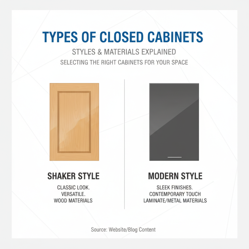How to Choose the Best Closed Cabinets for Your Space?