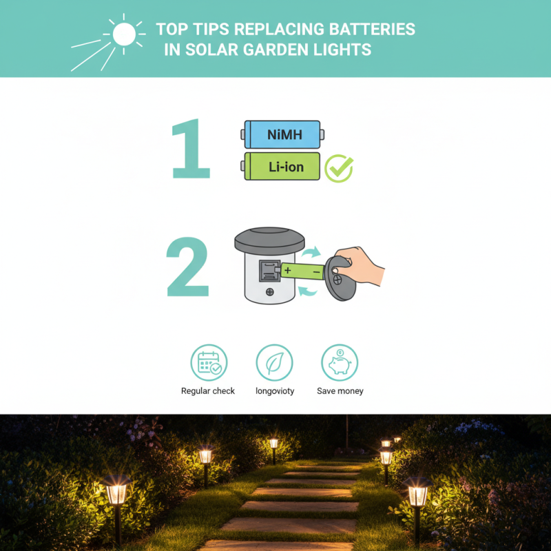 Top Tips for Replacing Batteries in Solar Garden Lights?