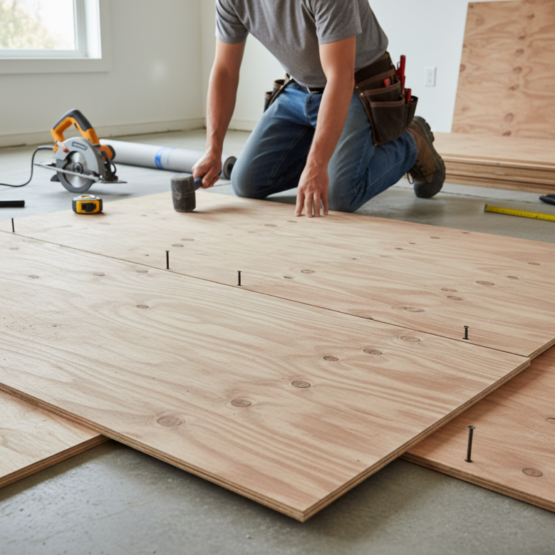 How to Use Plywood for Flooring Underlayment Effectively?