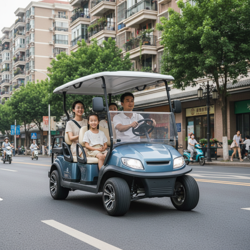 What Features Make a Golf Cart Street Legal in China?