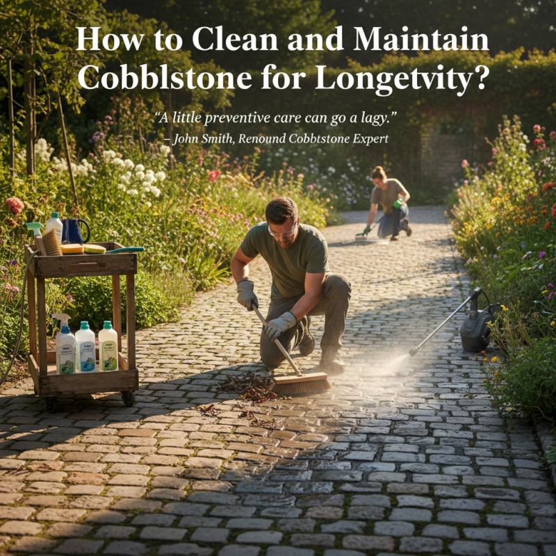 How to Clean and Maintain Cobblestone for Longevity?