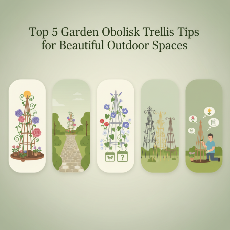Top 5 Garden Obelisk Trellis Tips for Stunning Outdoor Spaces?