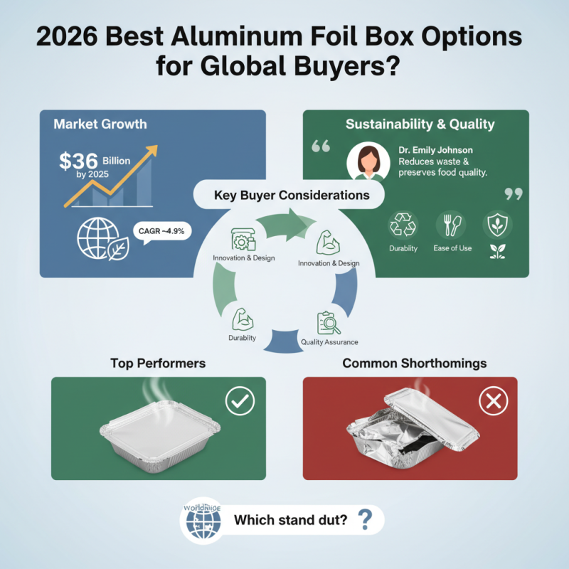 2026 Best Aluminum Foil Box Options for Global Buyers?