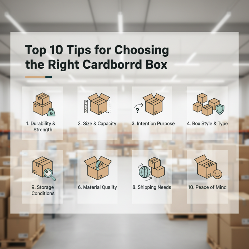 Top 10 Tips for Choosing the Right Cardboard Box?