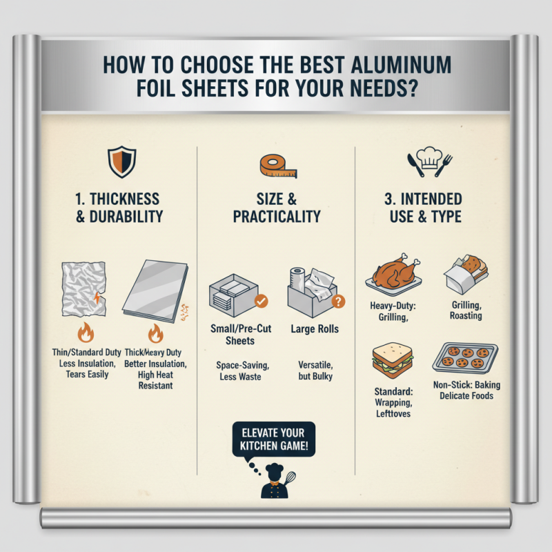How to Choose the Best Aluminum Foil Sheets for Your Needs?