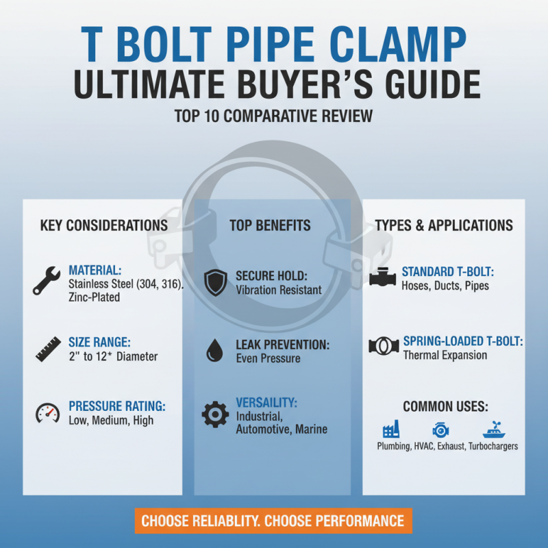Top 10 T Bolt Pipe Clamps for Global Buyers in 2026?