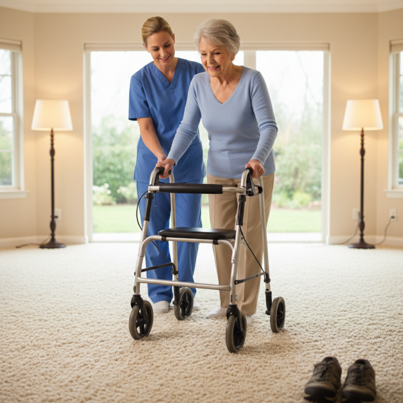 How to Safely Use a Walker on Carpet and Prevent Falls?
