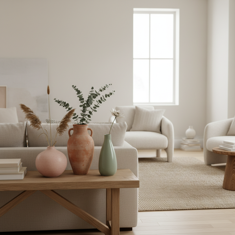 What Color Ceramic Vases Match Neutral Interiors Best?