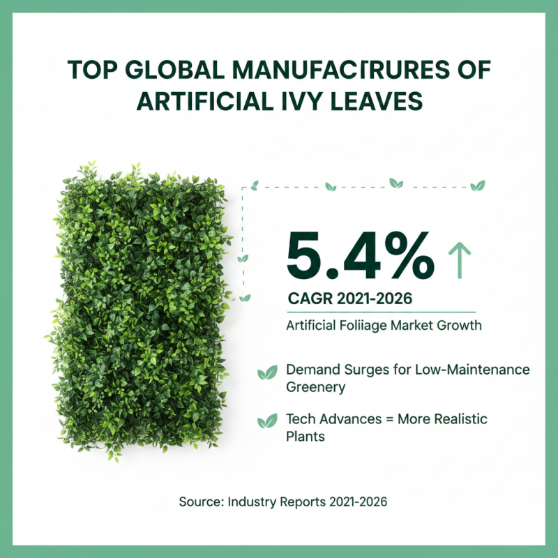 Top 10 Artificial Ivy Leaf Suppliers for Global Buyers?
