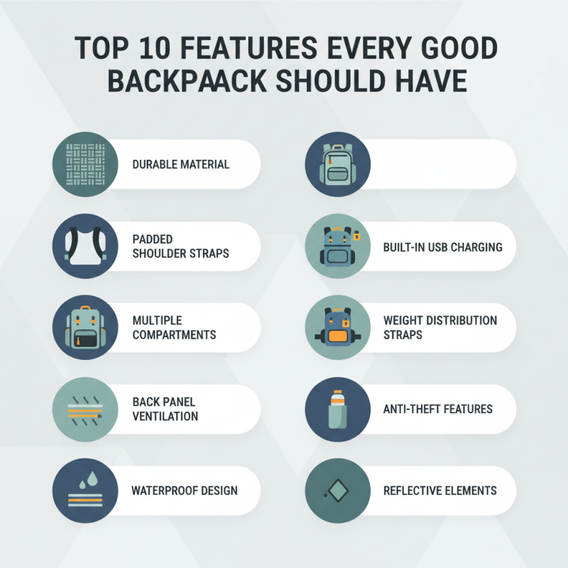 Top 10 Features Every Good Backpack Should Have?