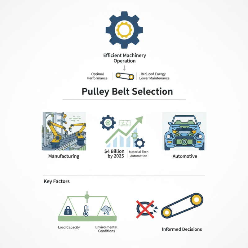 How to Choose the Right Pulley Belt for Your Applications?