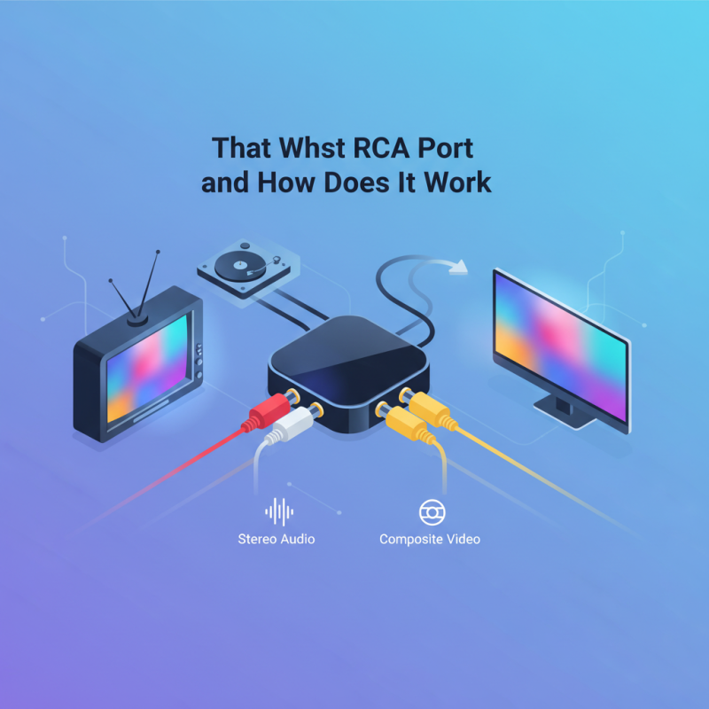 What is an Rca Port and How Does It Work?
