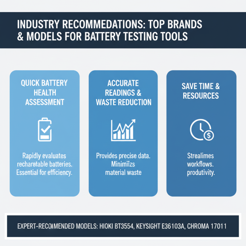 Best Rechargeable Battery Tester for Efficient Testing Needs?