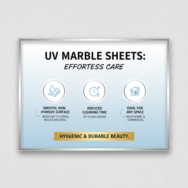 What Are the Benefits of Uv Marble Sheets for Buyers?