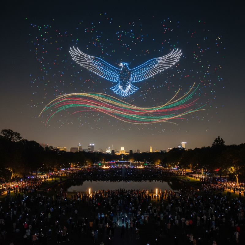 What is a Drone Show Night and How Does It Work?