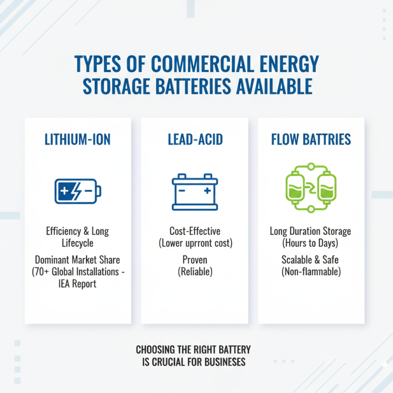 How to Choose the Best Commercial Energy Storage Batteries for Your Business?