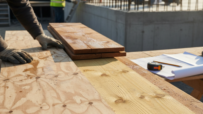 How to Choose the Right Timber for Concrete Formwork?