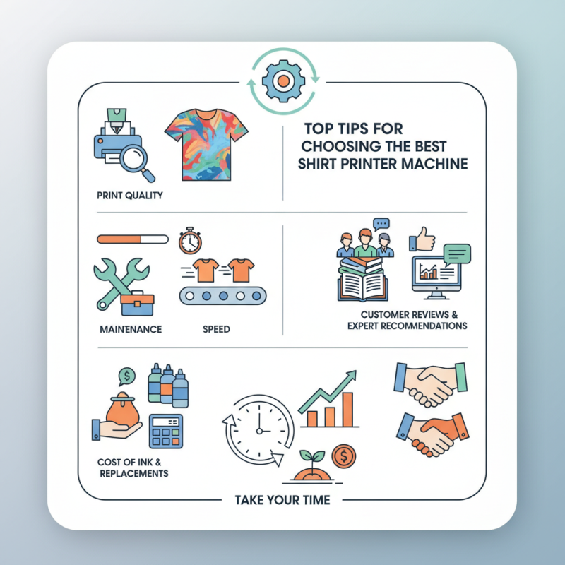 Top Tips for Choosing the Best Shirt Printer Machine?