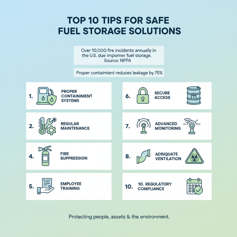 Top 10 Tips for Safe Fuel Storage Solutions?