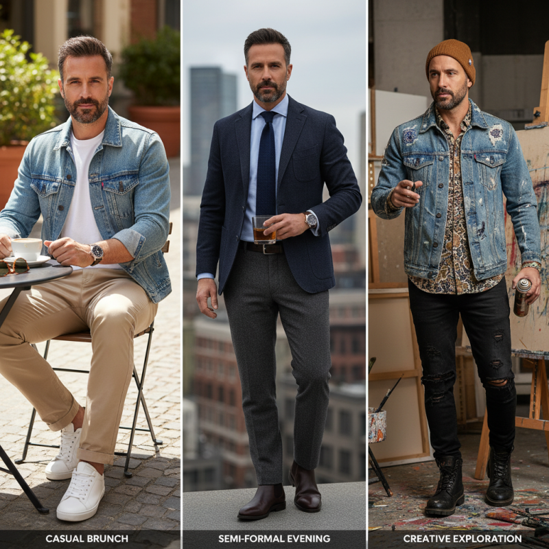 How to Style a Mens Denim Jacket for Any Occasion?