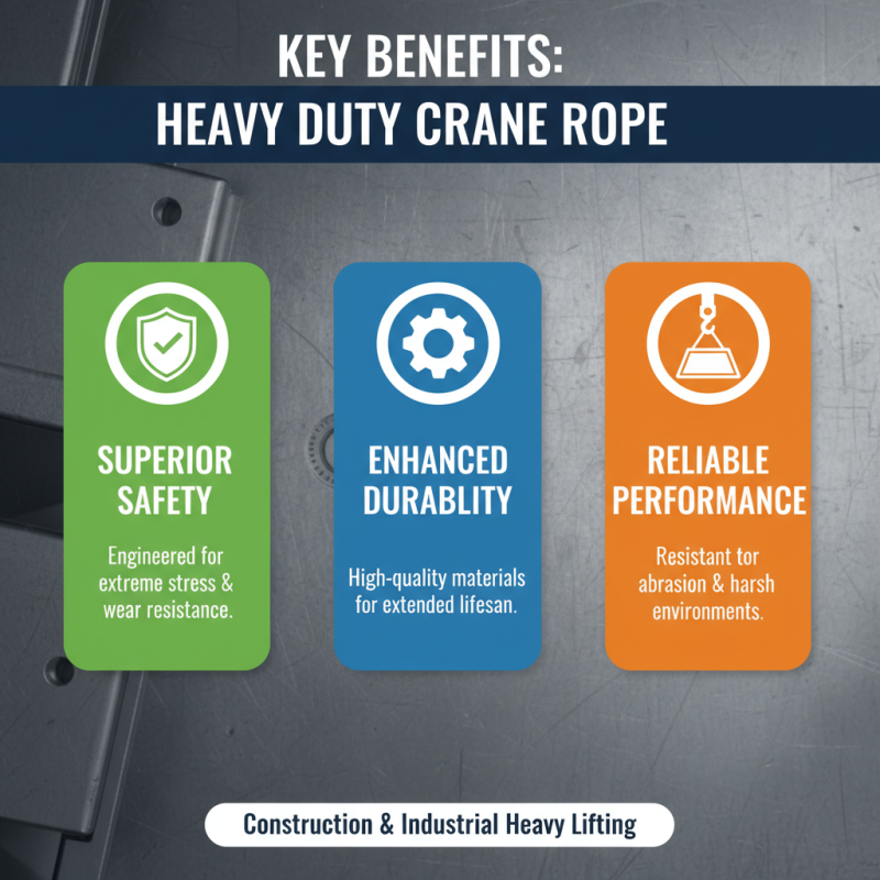 Why Choose Heavy Duty Crane Rope for Your Lifting Needs?