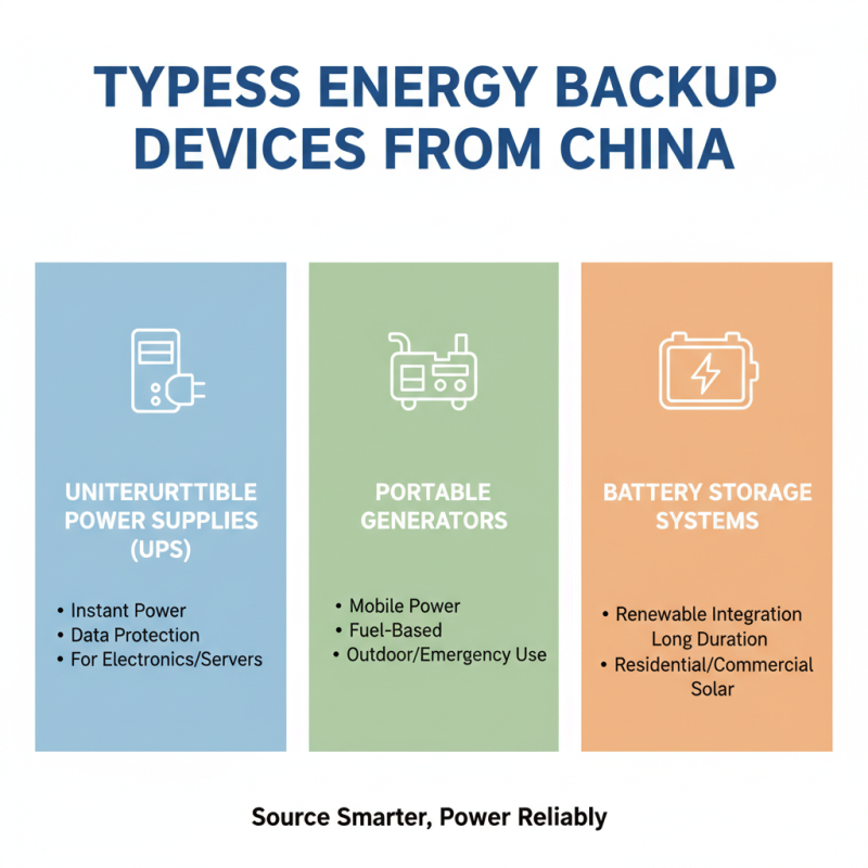 Best Energy Backup Device for China Sourcing Needs?