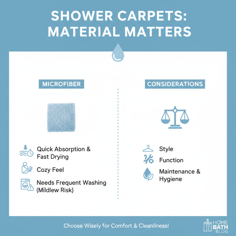 Best Showers Carpet Options for Your Stylish Bathroom Design?