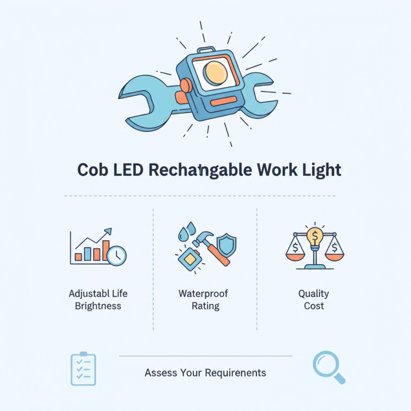 How to Choose the Best Cob Led Rechargeable Work Light?