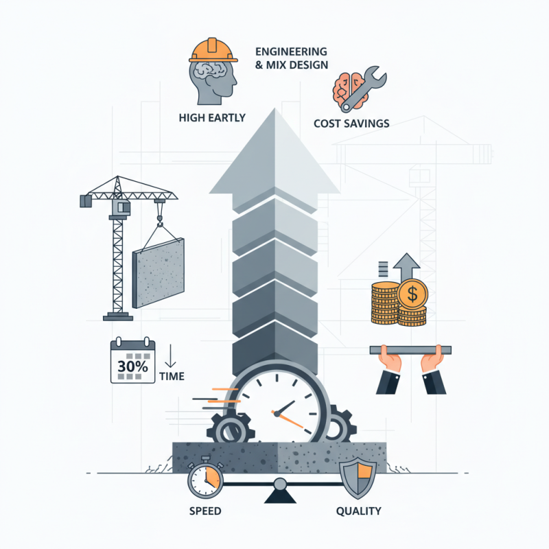 How to Achieve High Early Strength Concrete for Faster Construction?