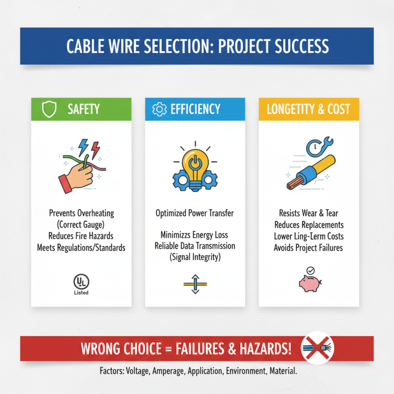 Why Choose the Right Cable Wire for Your Project Needs?