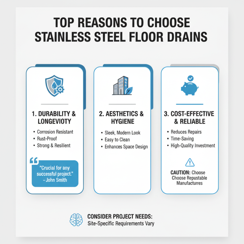 Top Reasons to Choose Stainless Steel Floor Drains for Your Projects?