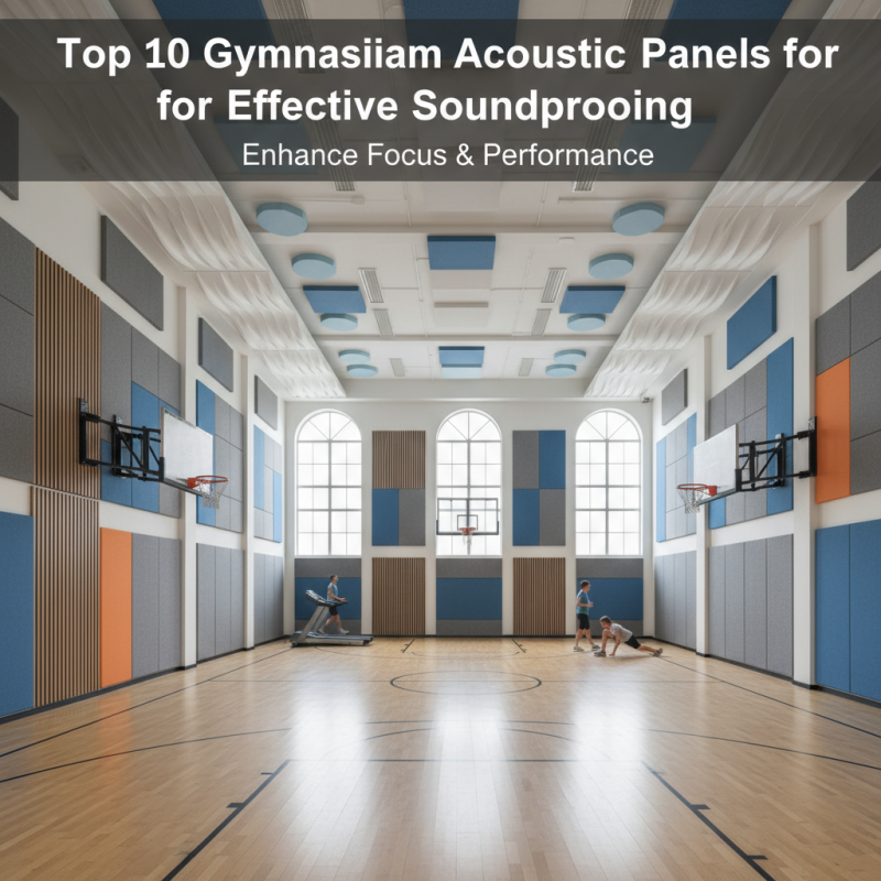 Top 10 Gymnasium Acoustic Panels for Effective Soundproofing?