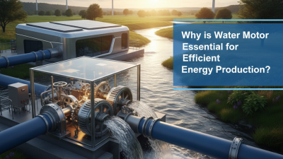 Why is Water Motor Essential for Efficient Energy Production?