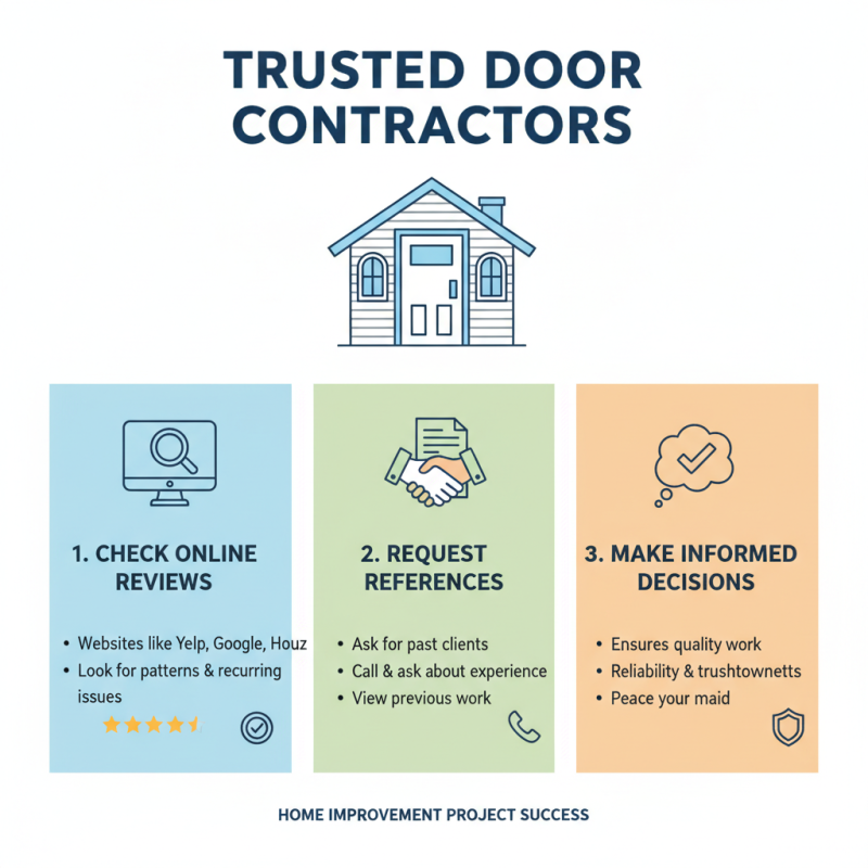 How to Choose the Right Door Contractors for Your Home Improvement Projects?