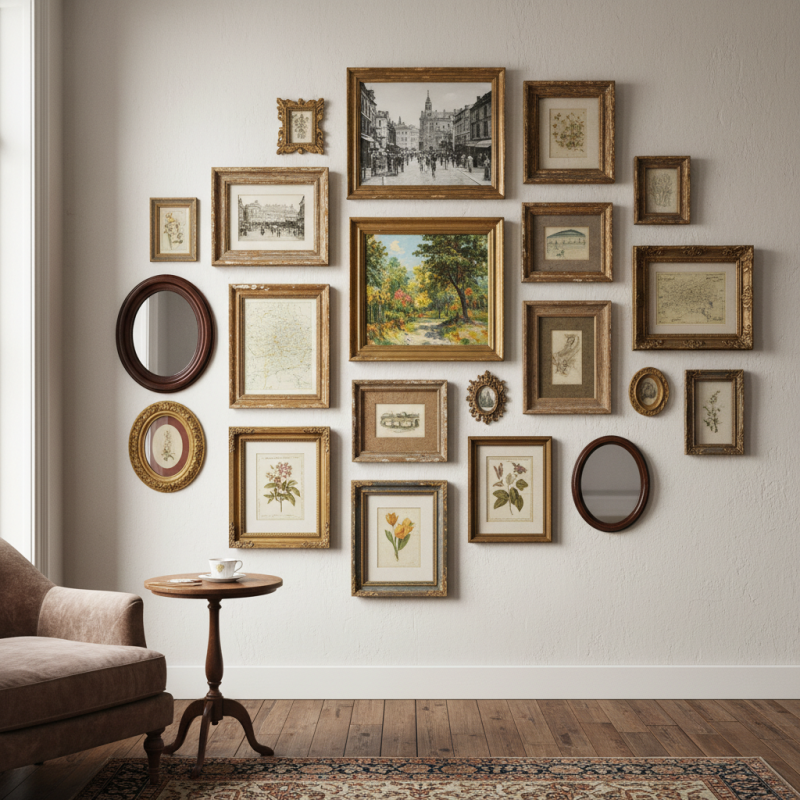 10 Creative Tips for Decorating with Vintage Picture Frames?