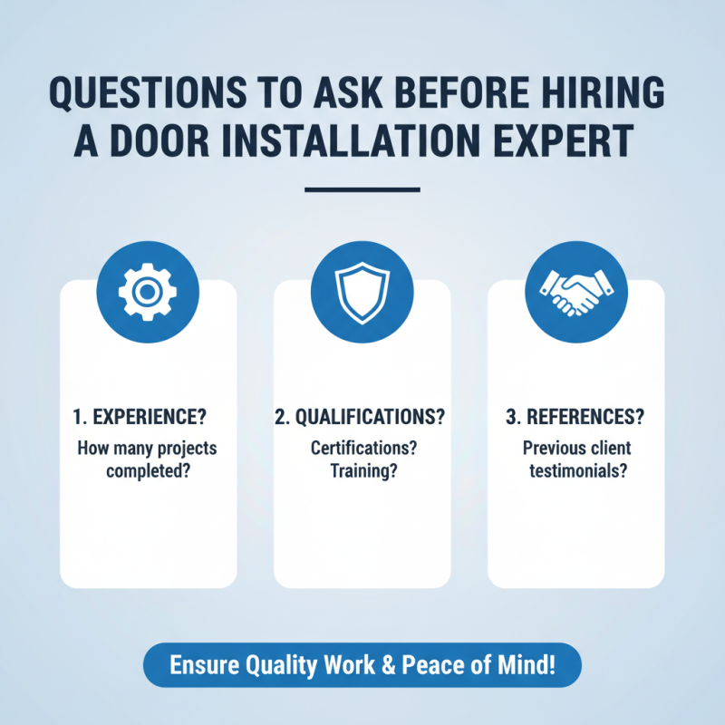 How to Choose the Best Door Installers for Your Project?