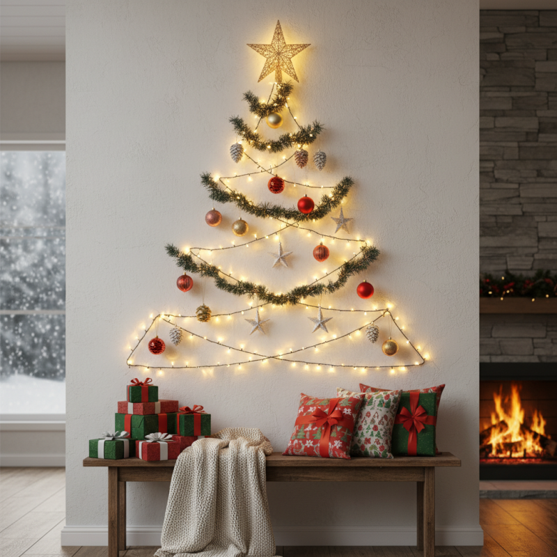 How to Create a Stunning Wall Christmas Tree for Your Home?