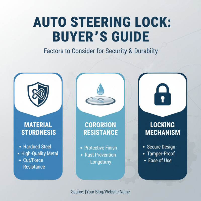Best Auto Steering Lock Options for Global Buyers?