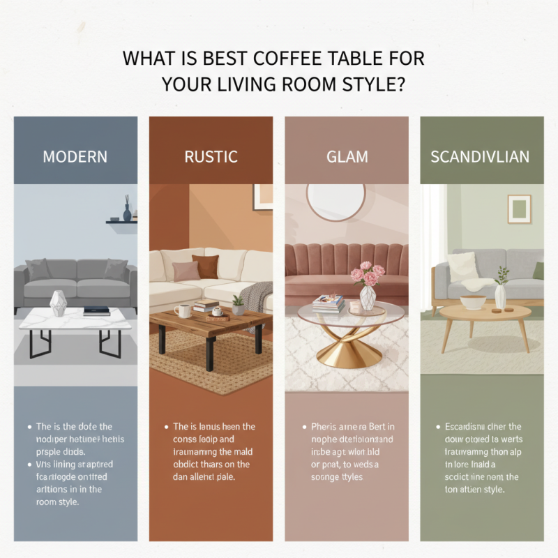 What is the Best Coffee Table for Your Living Room Style?