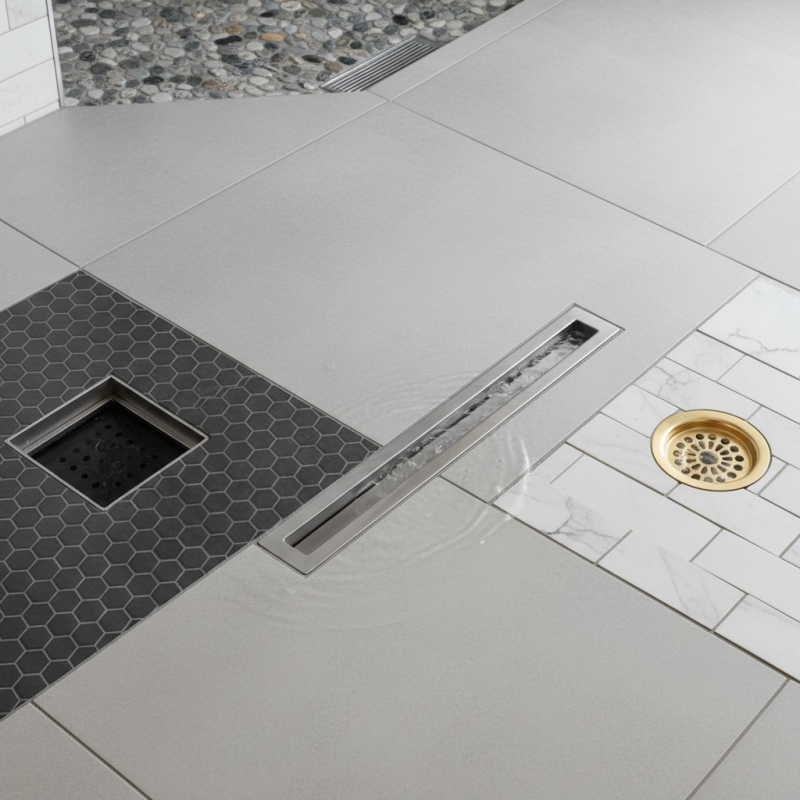 Best Bathroom Floor Drain Options for Your Home Installation?
