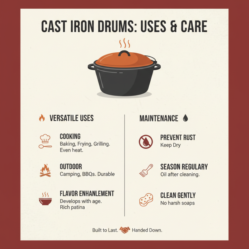 How to Choose the Best Cast Iron Drum for Your Needs?