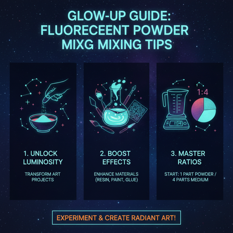 How to Use Fluorescent Powder for Stunning Art and Craft Projects?
