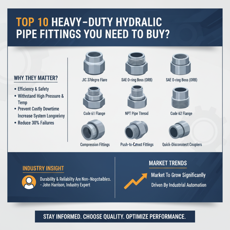 Top 10 Heavy-Duty Hydraulic Pipe Fittings You Need to Buy?