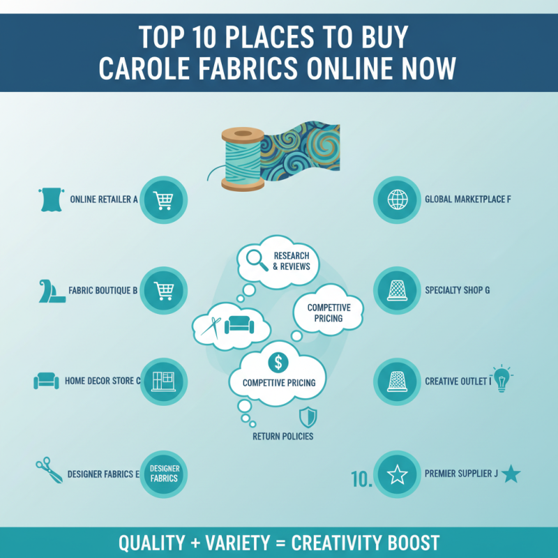 Top 10 Places to Buy Carole Fabrics Online Now?