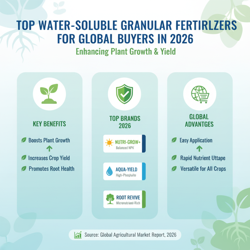 2026 Best Water Soluble Granular Fertilizer for Global Buyers?